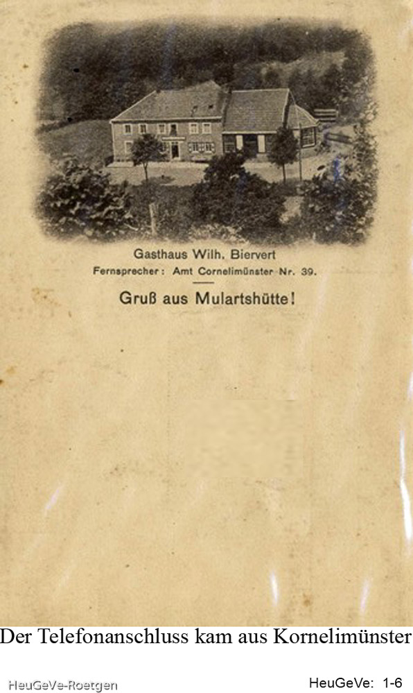 Mulartshütte, 1919