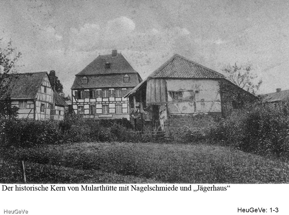 Mulartshütte, Poststempel 3.5.1920