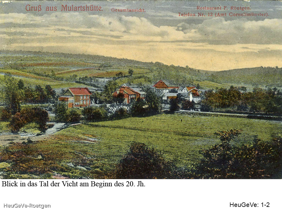 Mulartshütte, Poststempel 31.5.1917
