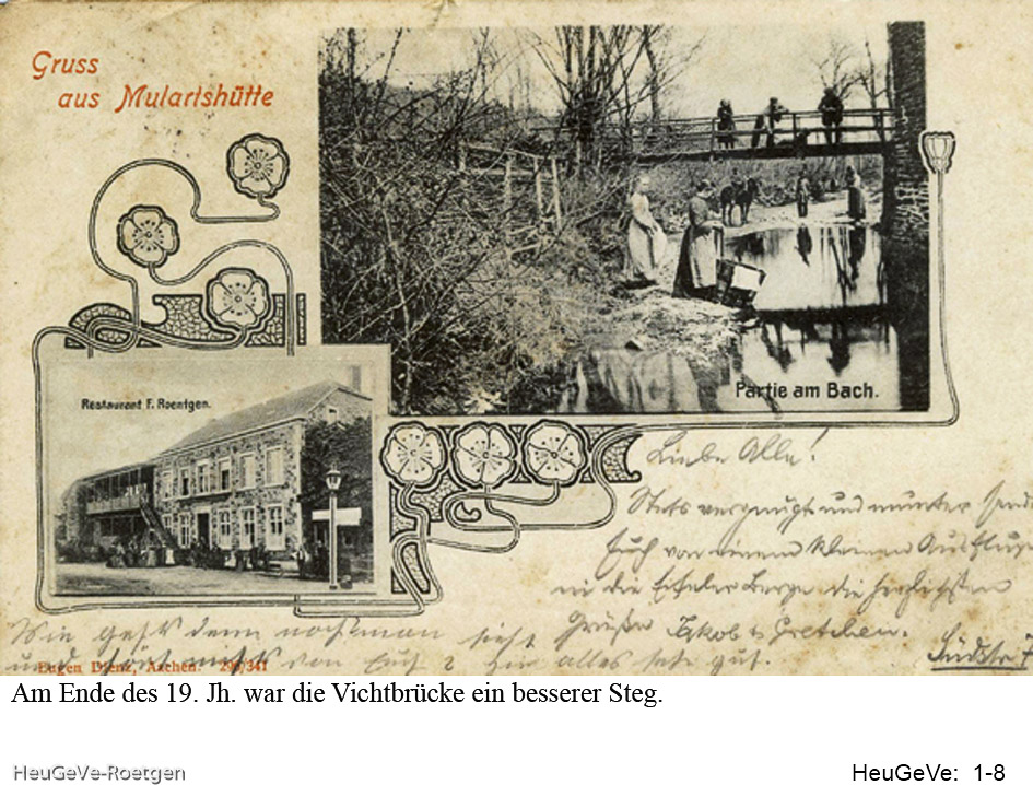 Mulartshütte, Poststempel 12.9.1904