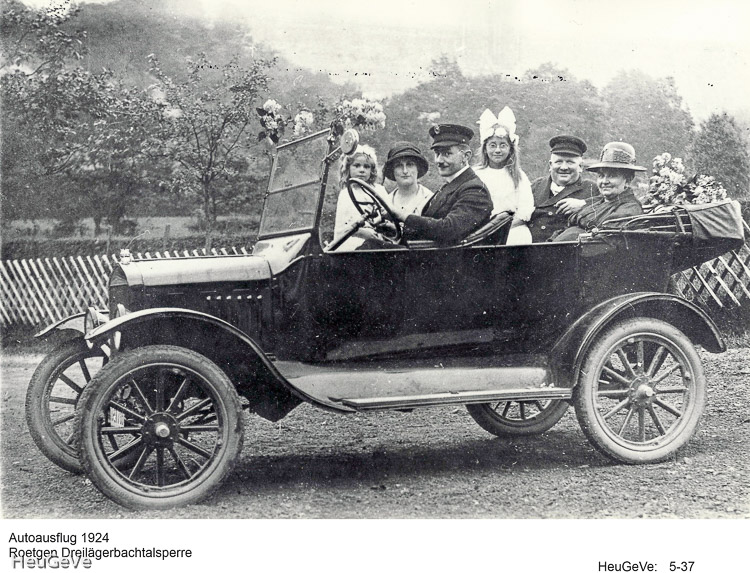 Autoausflug, 1924